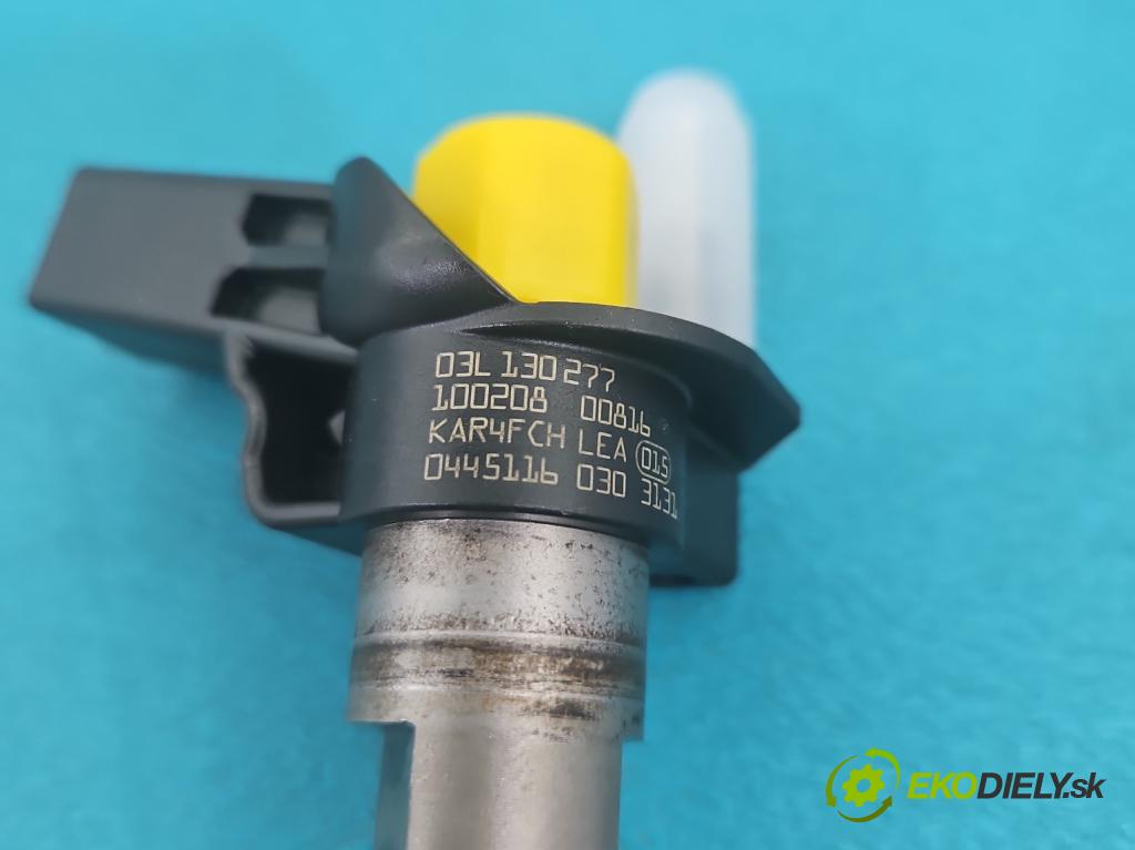 Vw Passat CC 2008-2016 2.0 TDI 140 hp manual 103 kW 1999 cm3 4- vstřikovač 0445116030 (Vstřikovač paliva)