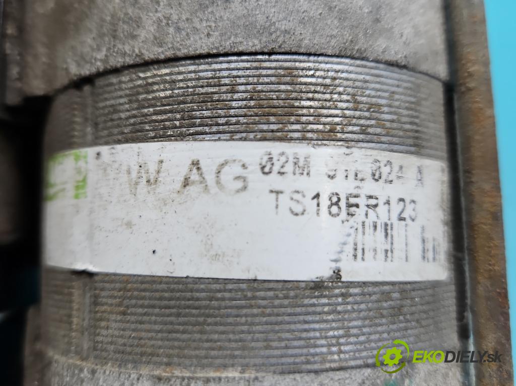 Vw Passat CC 2008-2016 2.0 TDI 140 hp manual 103 kW 1999 cm3 4- startér: 02M911024A (Startér)