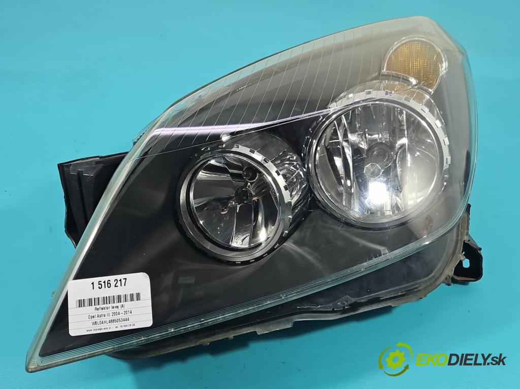 Opel Astra III 2004-2014 1.3 cdti 90 HP manual 66 kW 1248 cm3 5- Reflektor: ľavý  (Kľučka dverí ostatné)