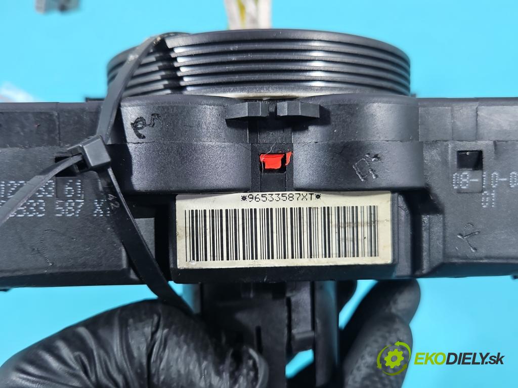 Peugeot 307 2.0 HDI 136 HP manual 100 kW 1997 cm3 5- prepínač komplex: 96533587XT (Prepínacie páčky pod volantom)