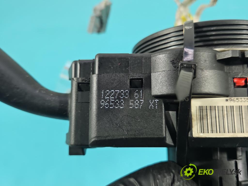 Peugeot 307 2.0 HDI 136 HP manual 100 kW 1997 cm3 5- prepínač komplex: 96533587XT (Prepínacie páčky pod volantom)