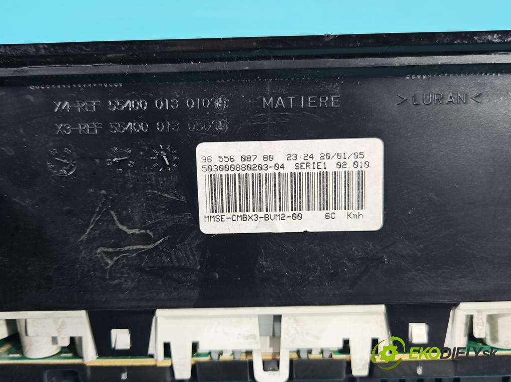 Citroen C5 I 2001-2008 1.6 hdi 109 HP manual 80 kW 1560 cm3 5- prístrojovka/ budíky 9655608780 (Prístrojová doska)