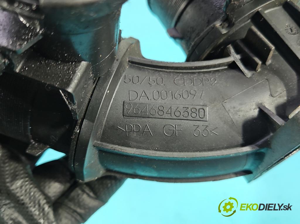 Peugeot 307 2.0 HDI 136 HP manual 100 kW 1997 cm3 5- klapka 9646846380 (Škrtiaca klapka)