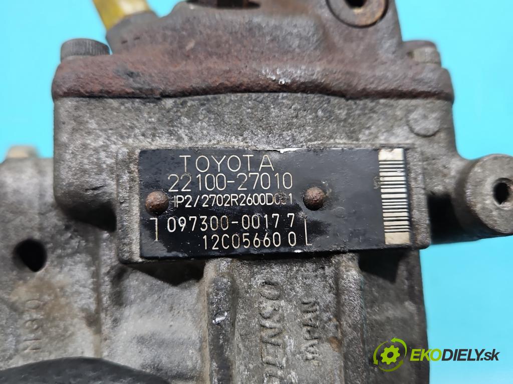 Toyota Corolla E12 2001-2009 2.0 D4D 90 HP manual 66 kW 1995 cm3 5- čerpadlo vstrekovacia 22100-27010 (Vstrekovacie čerpadlo)