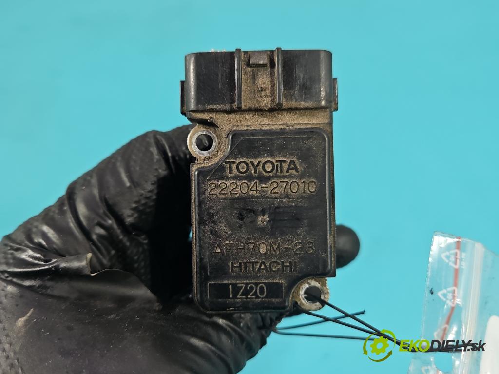 Toyota Corolla E12 2001-2009 2.0 D4D 90 HP manual 66 kW 1995 cm3 5- průtokoměr: 22204-27010 (Váha vzduchu)