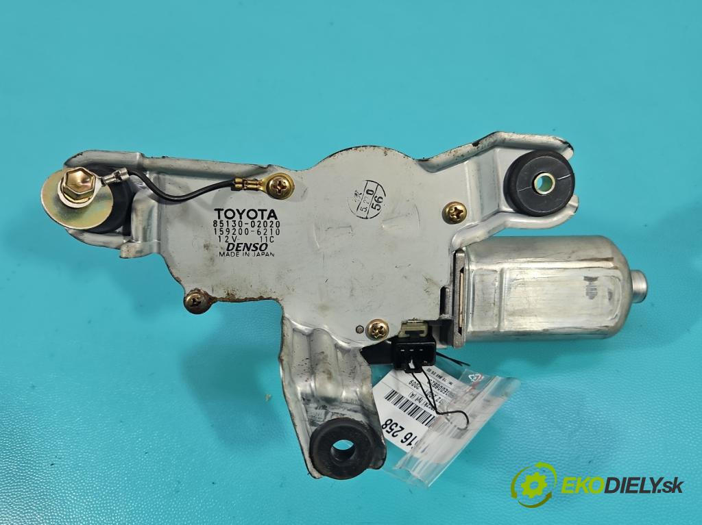Toyota Corolla E12 2001-2009 2.0 D4D 90 HP manual 66 kW 1995 cm3 5- motor stieračov zadné 85130-02020