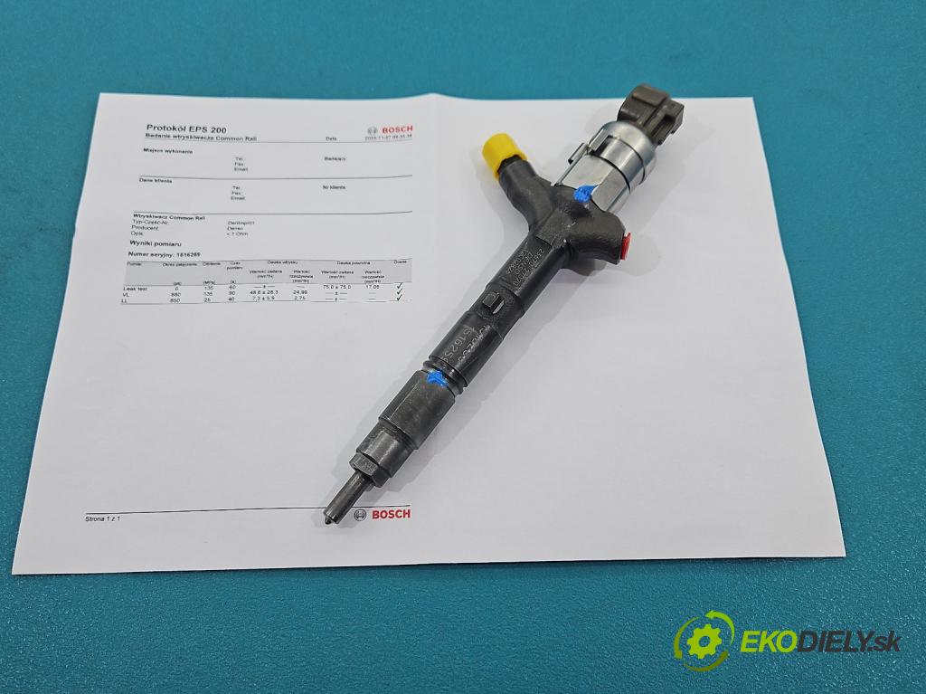 Toyota Corolla E12 2001-2009 2.0 D4D 90 hp manual 66 kW 1995 cm3 5- vstřikovač 23670-27020 (Vstřikovač paliva)