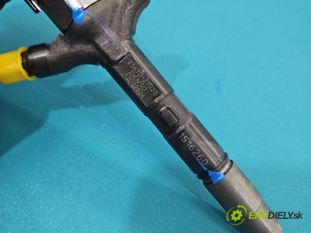 Toyota Corolla E12 2001-2009 2.0 D4D 90 hp manual 66 kW 1995 cm3 5- vstřikovač 23670-27020 (Vstřikovač paliva)