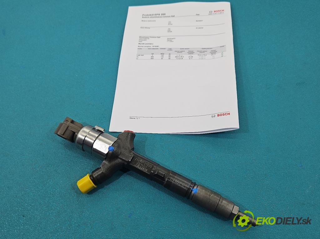 Toyota Corolla E12 2001-2009 2.0 D4D 90 hp manual 66 kW 1995 cm3 5- vstřikovač 23670-27020 (Vstřikovač paliva)