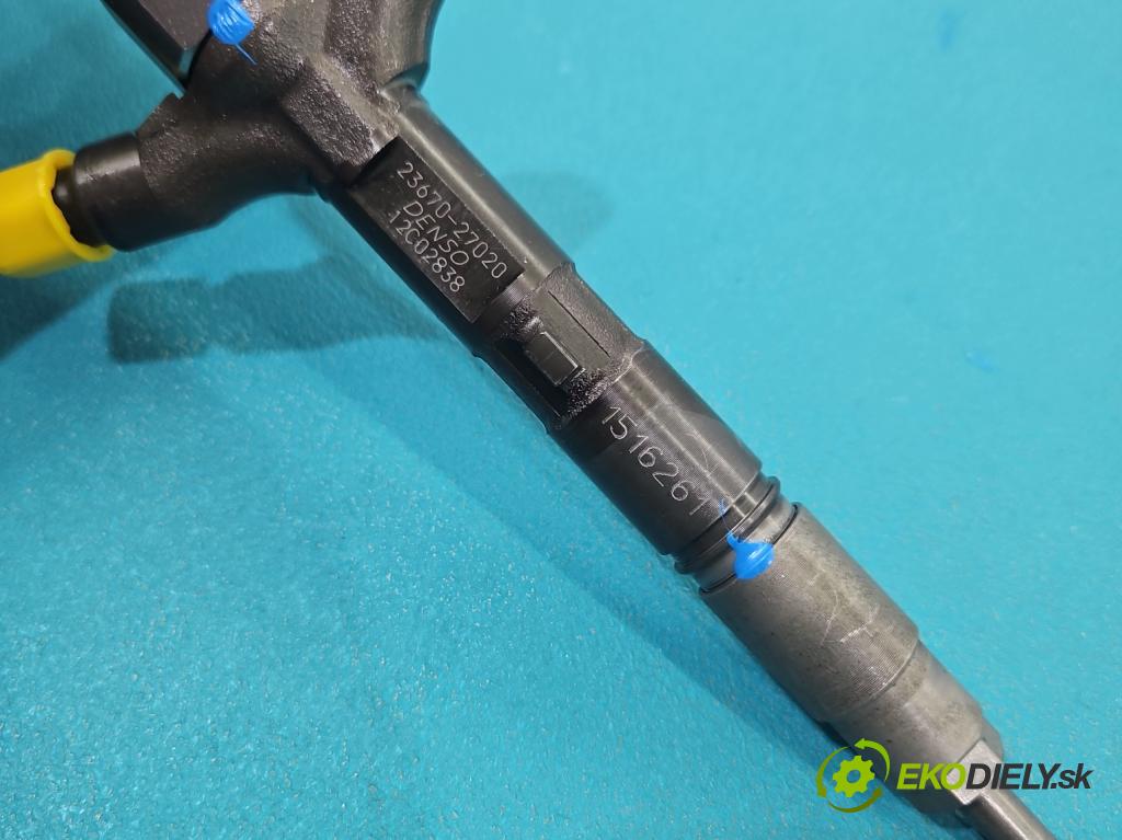 Toyota Corolla E12 2001-2009 2.0 D4D 90 hp manual 66 kW 1995 cm3 5- vstřikovač 23670-27020 (Vstřikovač paliva)