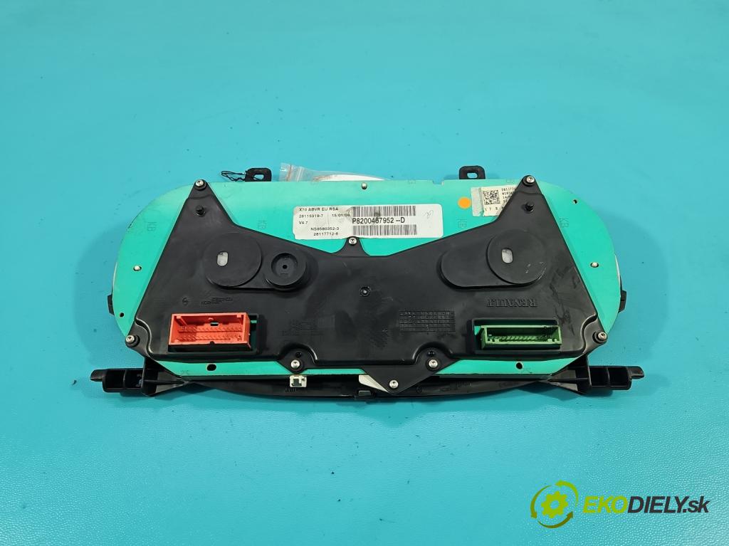 Renault Master II 1998-2010 2.5 DCI 114 HP manual 84 kW 2463 cm3 5- prístrojovka/ budíky 8200467952 (Prístrojová doska)