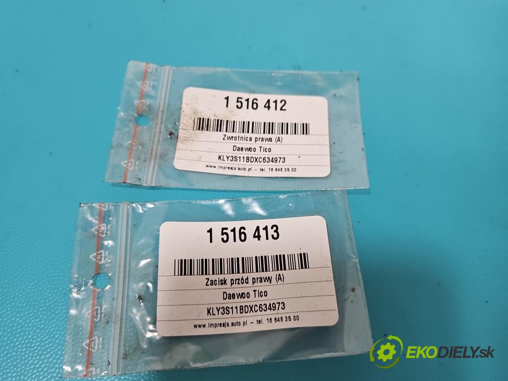 Daewoo Tico 0.8b 41 HP manual 30 kW 796 cm3 5- náboj pravé  (Náboj kolesa)