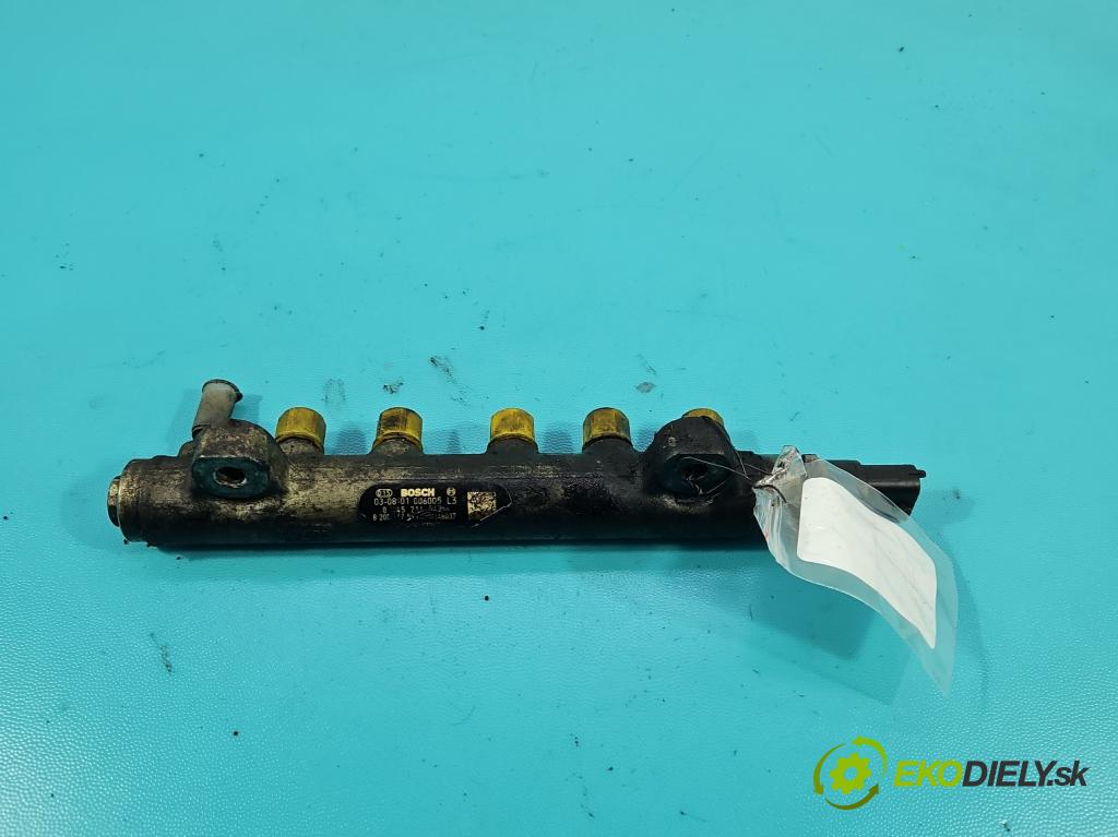 Renault Master II 1998-2010 2.5 DCI 114 hp manual 84 kW 2463 cm3 5- lišta vstřikovací 0281002568 (Vstřikovací lišta)