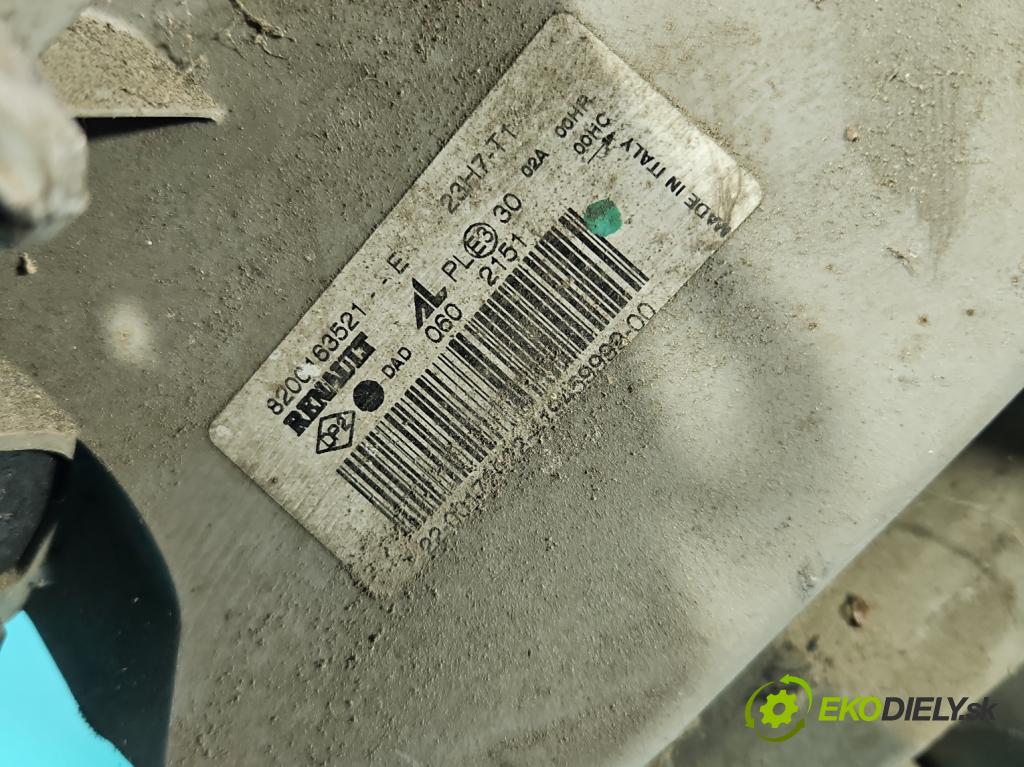 Renault Master II 1998-2010 2.5 DCI 114 HP manual 84 kW 2463 cm3 5- Reflektor: pravý 8200163521 (Svetlo predné pravé)