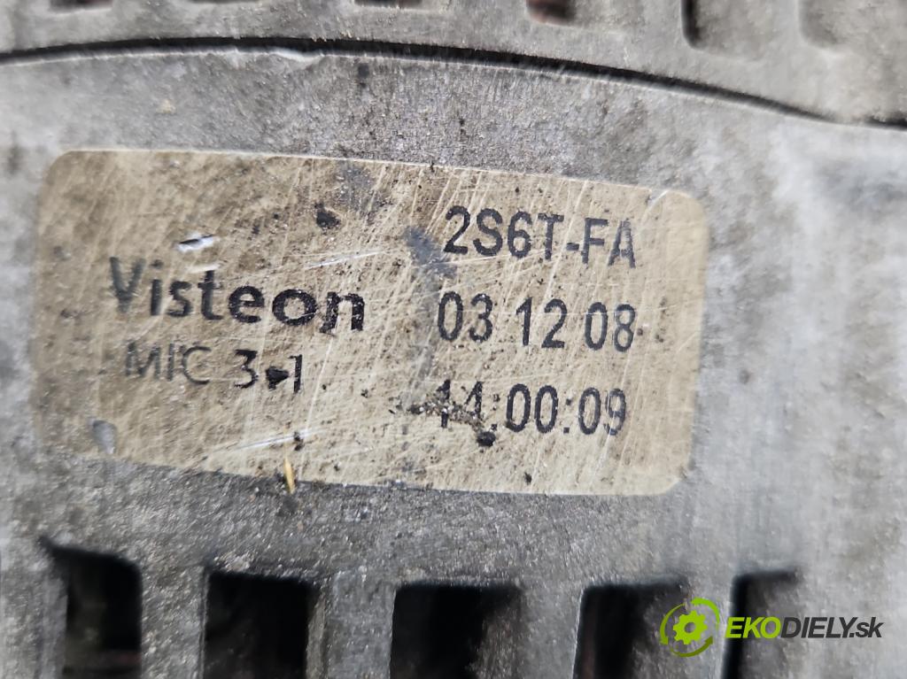 Ford Fiesta Mk6 2002-2008 1.3 8V 69KM manual 51 kW 1299 cm3 5- Alternator 2S6T-FA (Alternátor)
