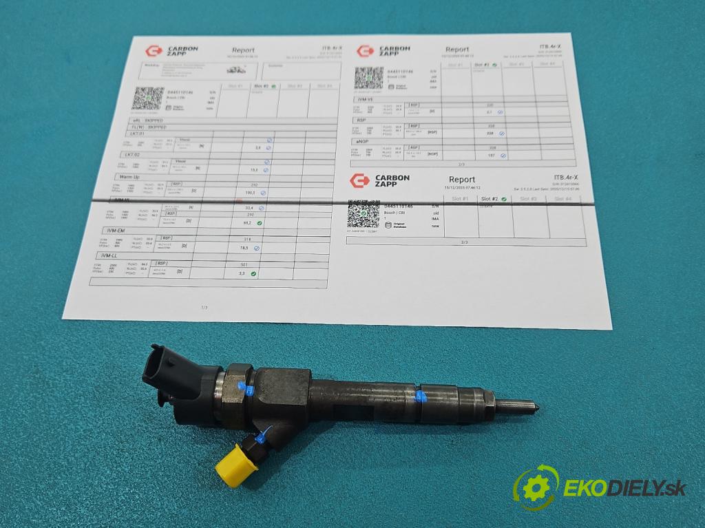 Volvo V40 I 1995-2004 1.9 DCI 102 hp manual 75 kW 1870 cm3 5- vstřikovač 0445110146 (Vstřikovač paliva)