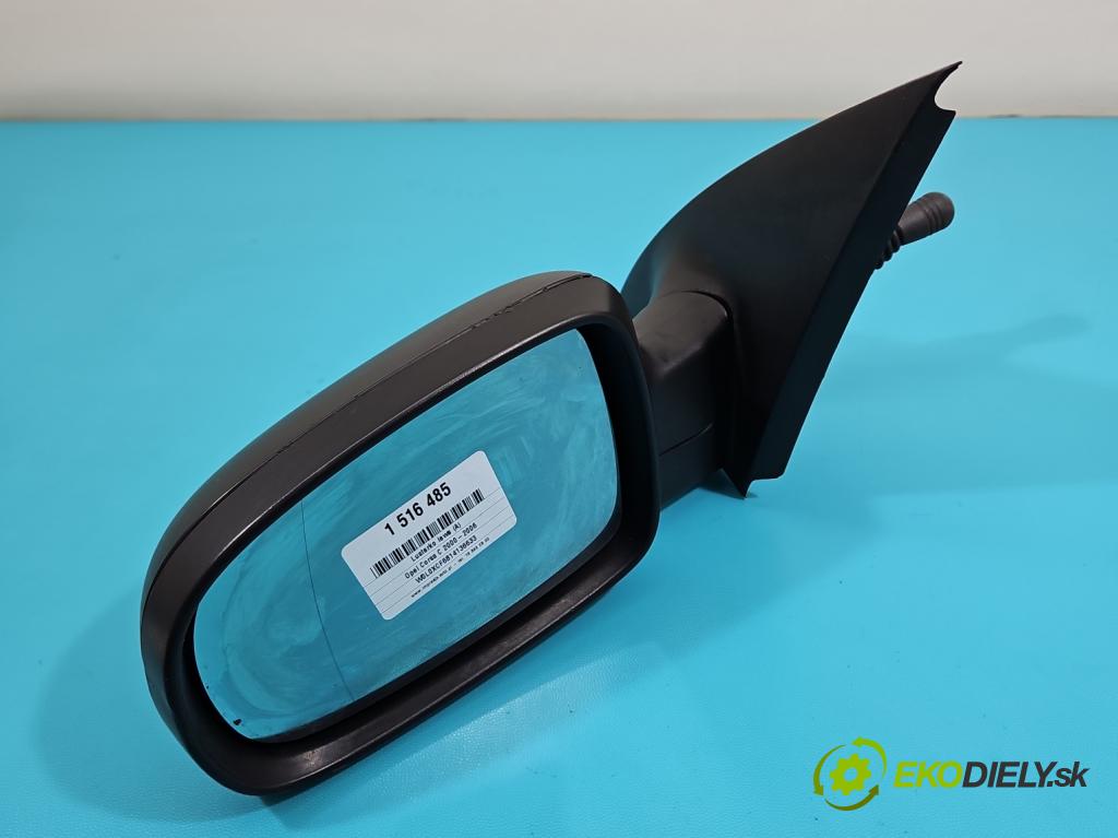 Opel Corsa C 2000-2006 1.0 12V 58 HP manual 43 kW 973 cm3 5- zrkadlo ľavé  (Kľučka dverí ostatné)