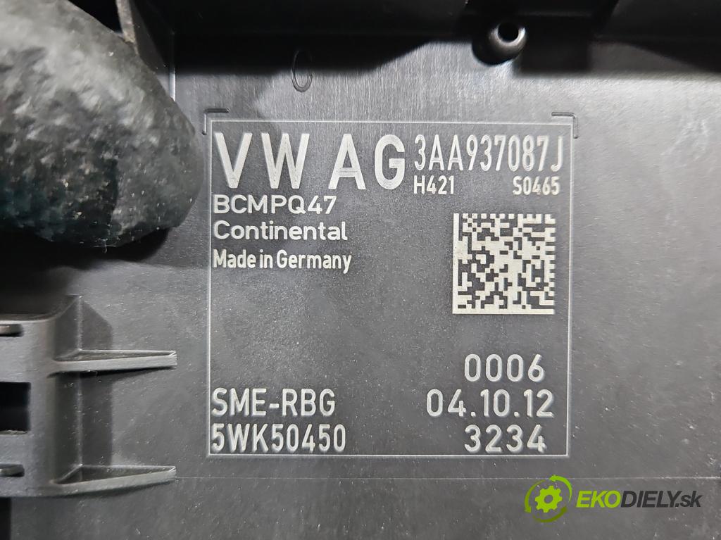 Vw Passat B7 2010-2014 2.0 tdi 170 HP automatic 125 kW 1968 cm3 5- riadiaca jednotka komfortu 3AA937087J