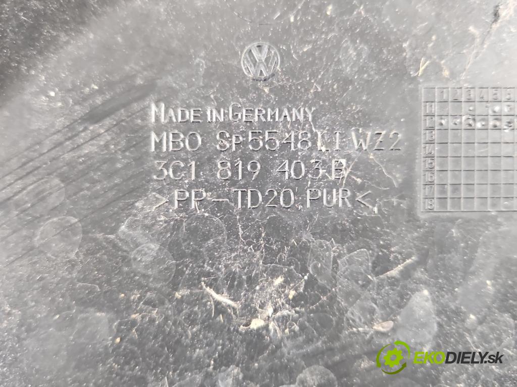 Vw Passat B7 2010-2014 2.0 tdi 170 hp automatic 125 kW 1968 cm3 5- torpédo 3C1819403B (Plast pod čelním sklem)