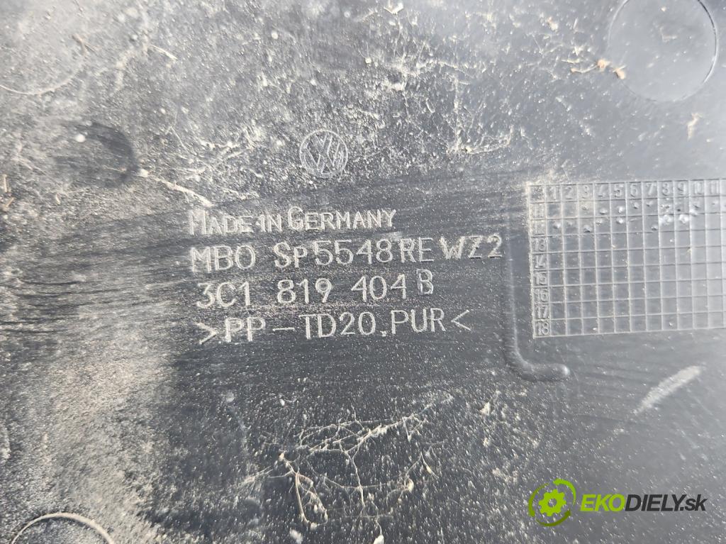 Vw Passat B7 2010-2014 2.0 tdi 170 hp automatic 125 kW 1968 cm3 5- torpédo 3C1819403B (Plast pod čelním sklem)