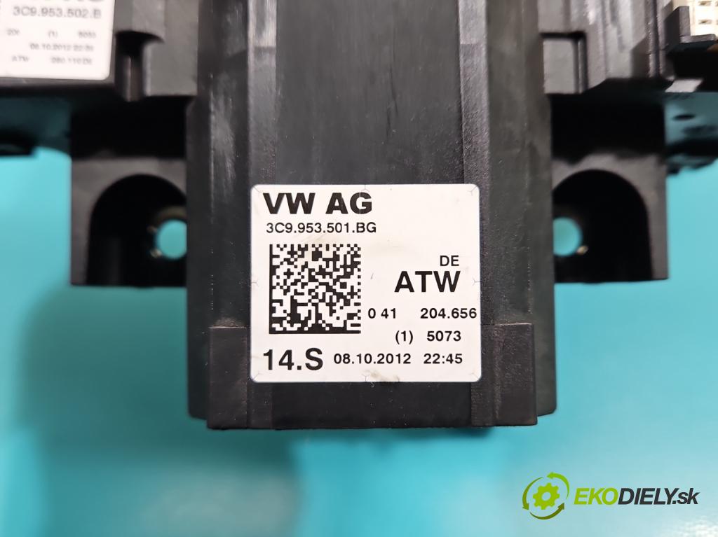 Vw Passat B7 2010-2014 2.0 tdi 170 HP automatic 125 kW 1968 cm3 5- prepínač komplex: 3C9953502B (Prepínacie páčky pod volantom)