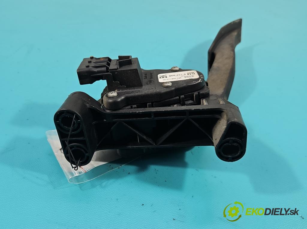 Opel Astra III 2004-2014 1.3 cdti 90 HP manual 66 kW 1248 cm3 5- pedal plyn potenciometr: 9157998BK