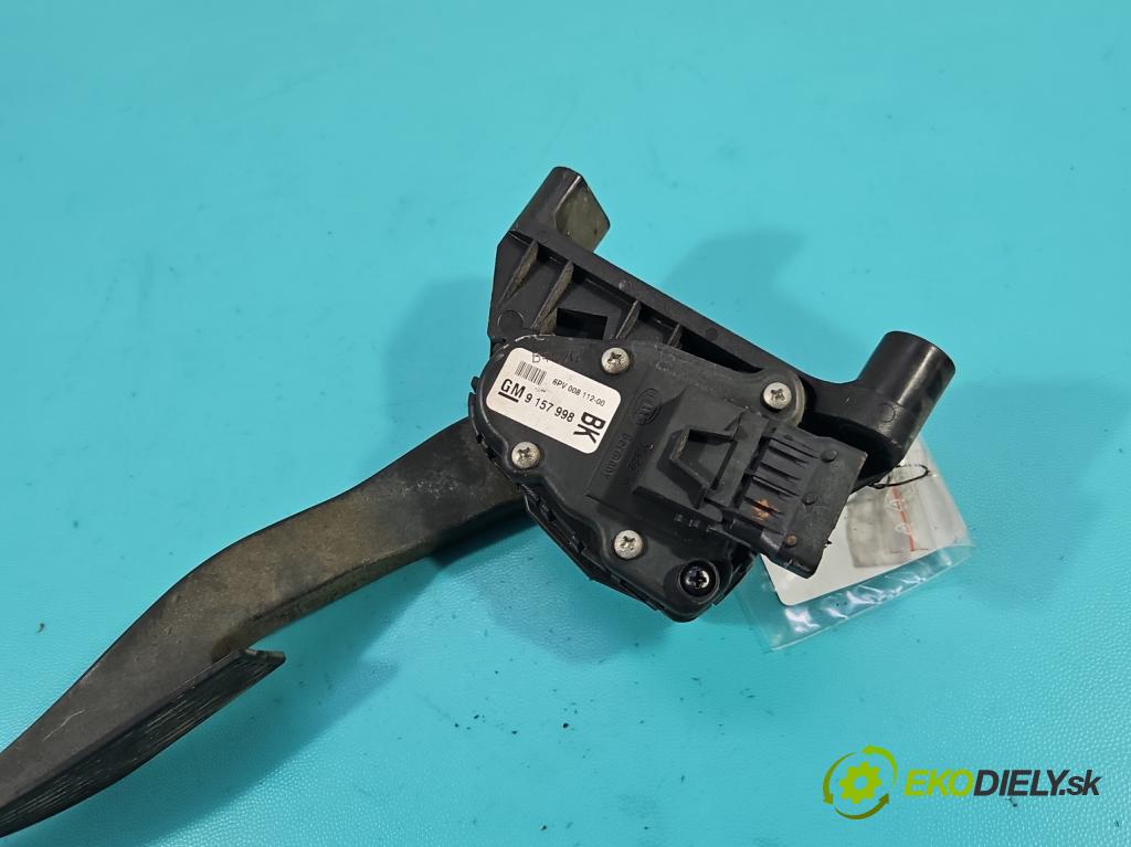 Opel Astra III 2004-2014 1.3 cdti 90 HP manual 66 kW 1248 cm3 5- pedal plyn potenciometr: 9157998BK
