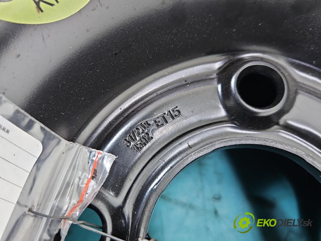 Citroen C3 Picasso 2008-2017 1.6 16v 120 hp manual 88 kW 1598 cm3 5- kolo náhradní 15"