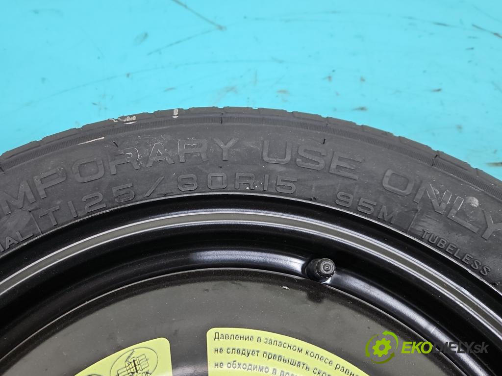 Citroen C3 Picasso 2008-2017 1.6 16v 120 hp manual 88 kW 1598 cm3 5- kolo náhradní 15"