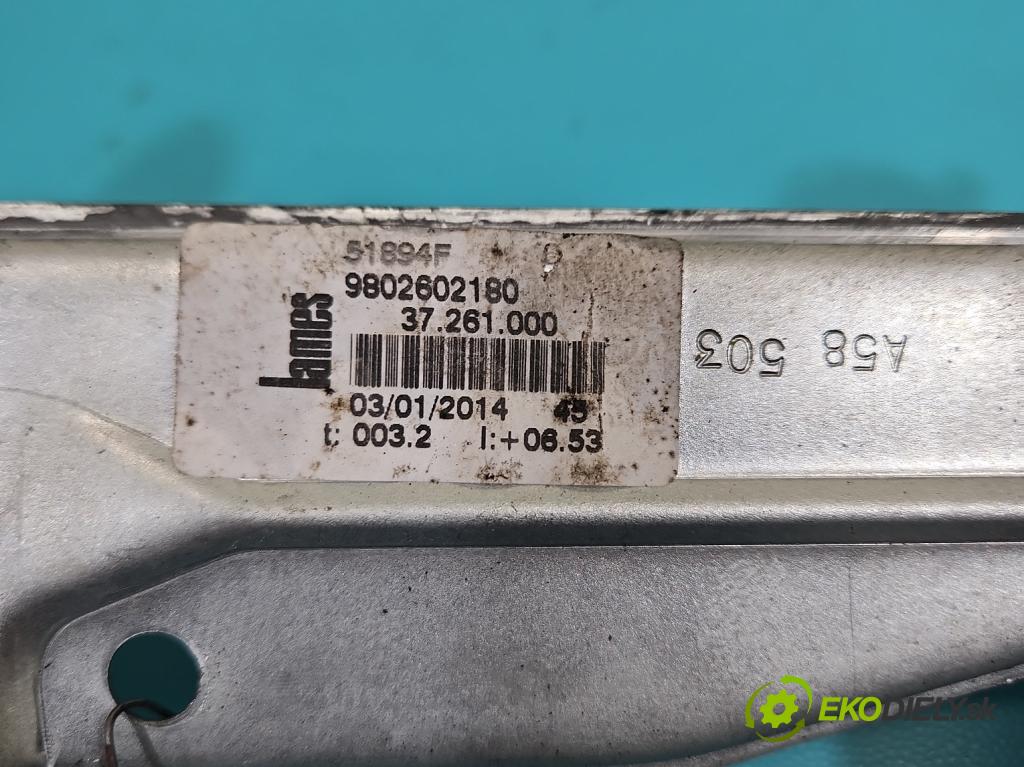 Citroen C3 Picasso 2008-2017 1.6 16v 120 HP manual 88 kW 1598 cm3 5- mechanizmus okna zadné pravý 9802602180