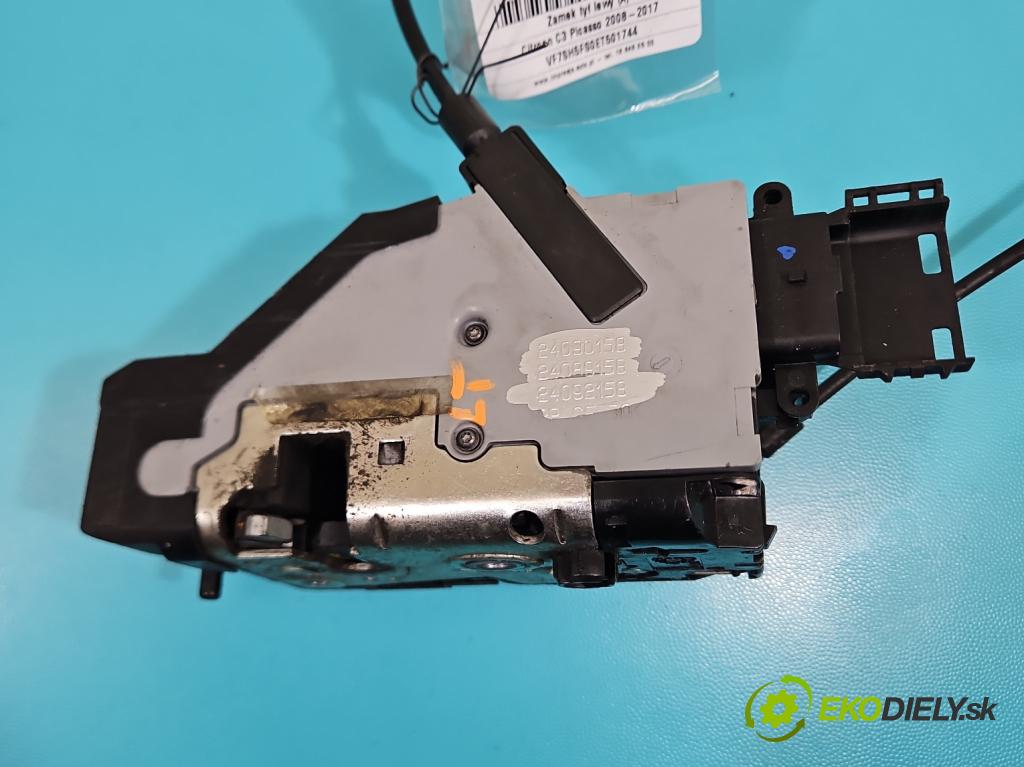 Citroen C3 Picasso 2008-2017 1.6 16v 120 HP manual 88 kW 1598 cm3 5- zámok zadné ľavý 24090158