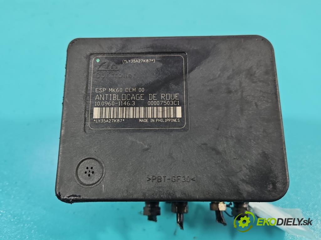 Citroen C5 I 2001-2008 1.6 hdi 109 HP manual 80 kW 1560 cm3 5- čerpadlo abs 9656419780 (Pumpa ABS)