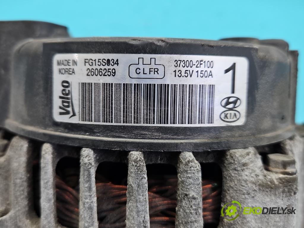Hyundai Ix35 2.0 crdi 4wd 136 HP manual 100 kW 1995 cm3 5- Alternator 37300-2F100 (Alternátor)
