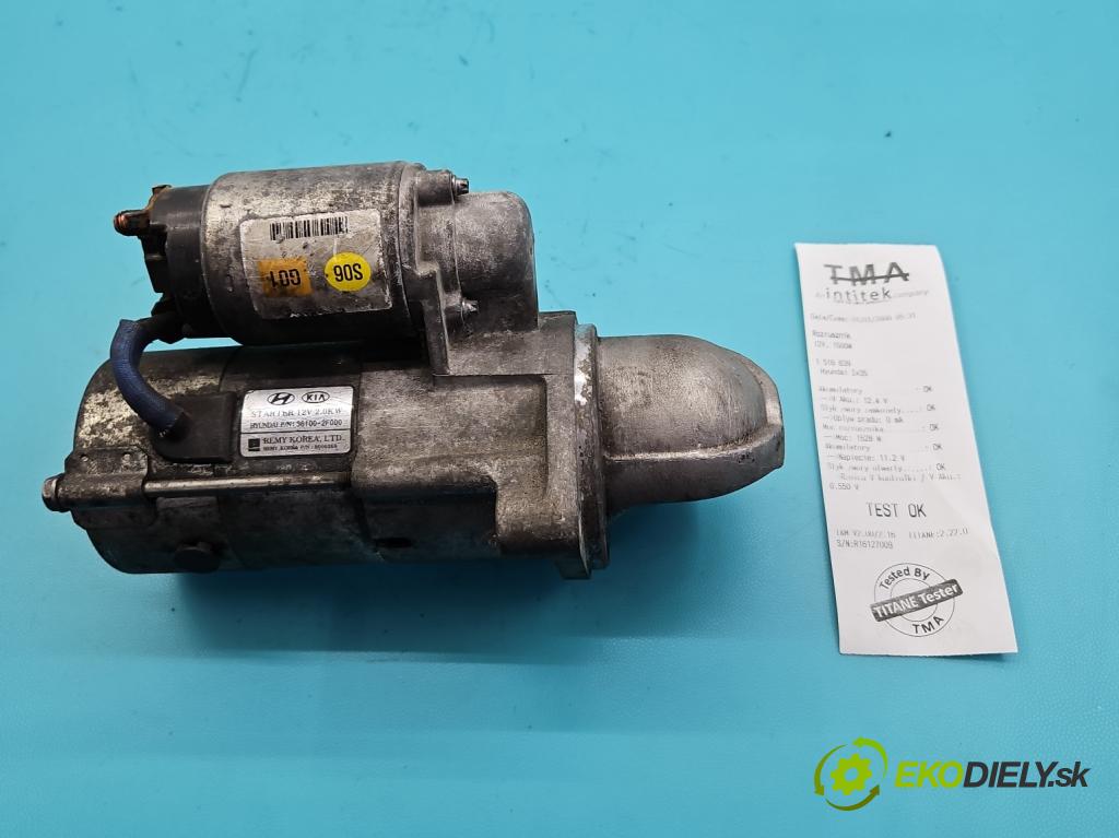 Hyundai Ix35 2.0 crdi 4wd 136hp manual 100 kW 1995 cm3 5- startér: 36100-2F000 (Startér)