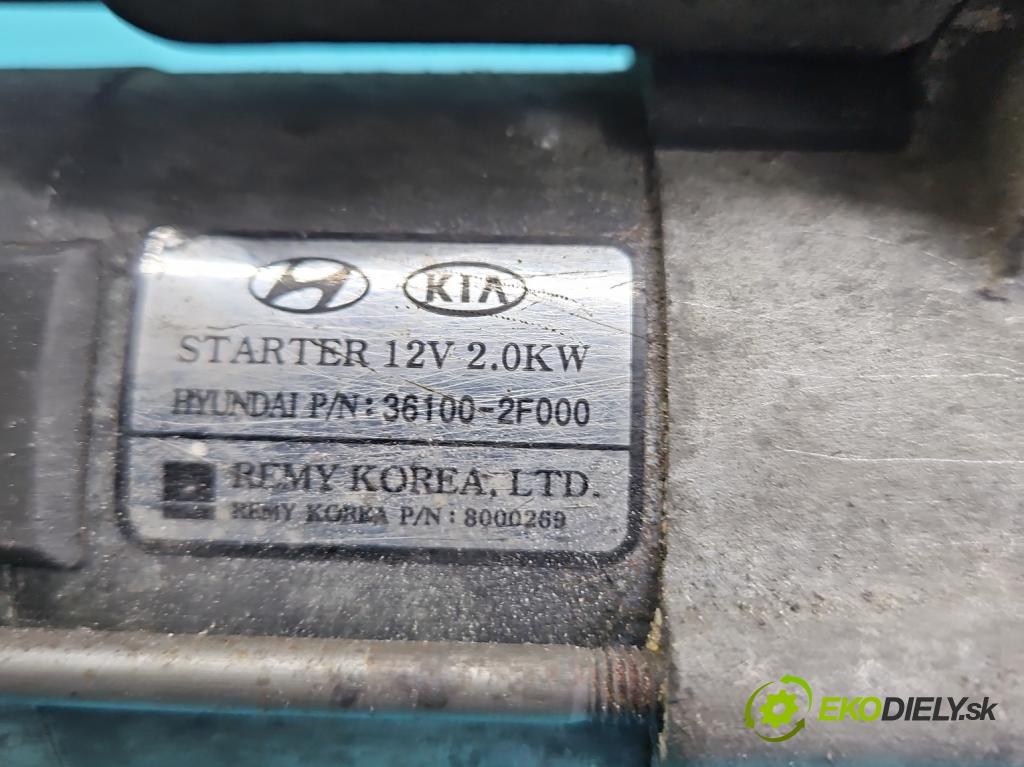 Hyundai Ix35 2.0 crdi 4wd 136hp manual 100 kW 1995 cm3 5- startér: 36100-2F000 (Startér)