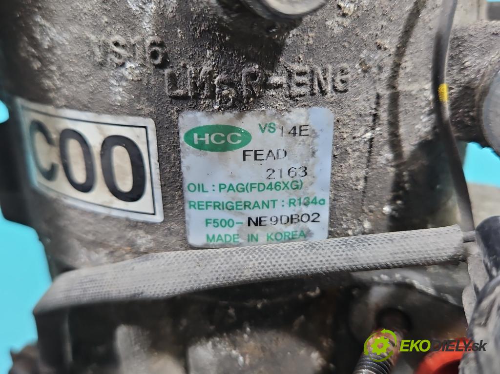 Hyundai Ix35 2.0 crdi 4wd 136hp manual 100 kW 1995 cm3 5- Kompresor: klíma F500-NE9DB02 (Kompresor klimatizace)