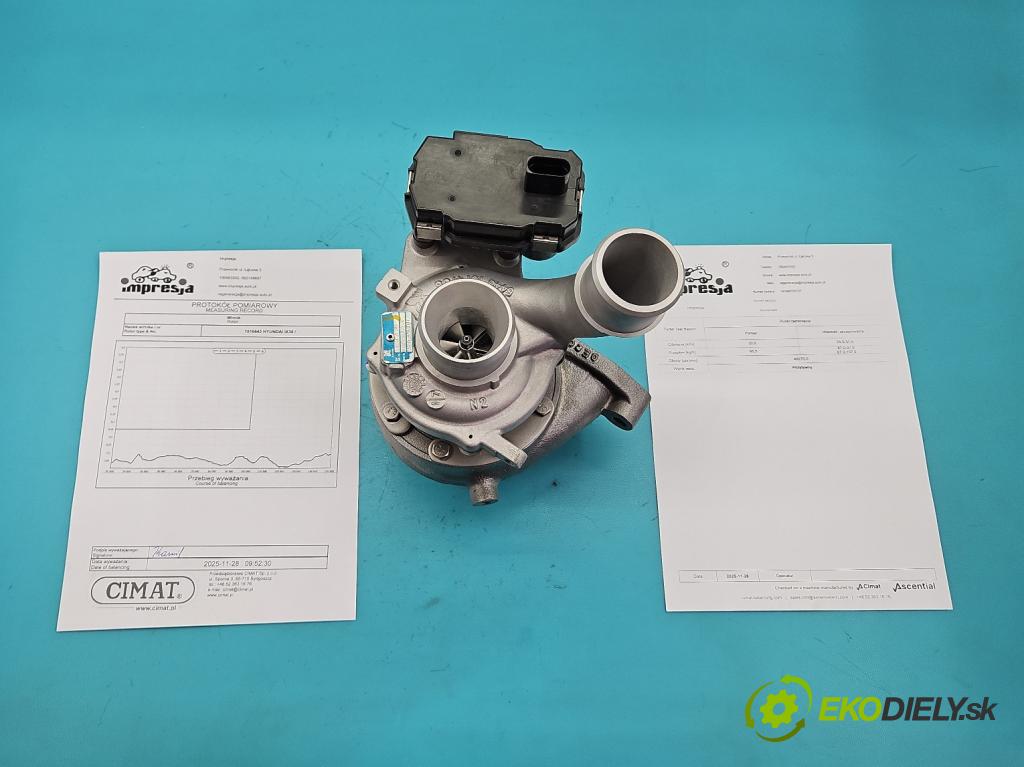 Hyundai Ix35 2.0 crdi 4wd 136hp manual 100 kW 1995 cm3 5- Turbodmychadlo repasováno 54399700107