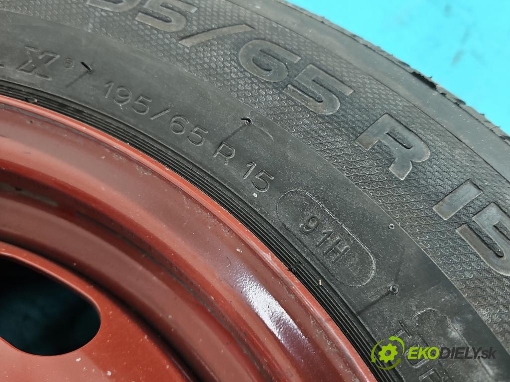 Citroen C4 I 2004-2011 1.6 16v 109 hp manual 80 kW 1587 cm3 5- kolo náhradní 15"