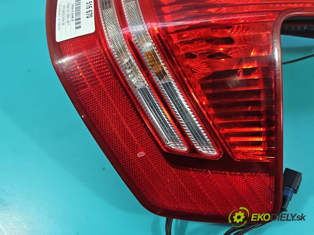 Citroen C4 I 2004-2011 1.6 16v 109 hp manual 80 kW 1587 cm3 5- světlo zadní pravé 9655863980 (Klika dveří ostatní)