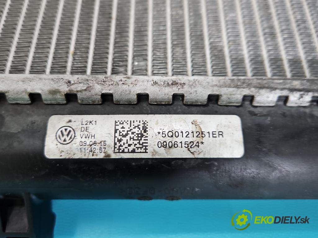 Seat Leon III 2012-2020 2.0 tdi 150 hp automatic 110 kW 1968 cm3 5- Chladič vody 5Q0121251ER (Vodní chladič)