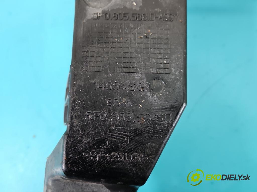 Seat Leon III 2012-2020 2.0 tdi 150 HP automatic 110 kW 1968 cm3 5- pas predný 5F0805594D (Výstuha predná)