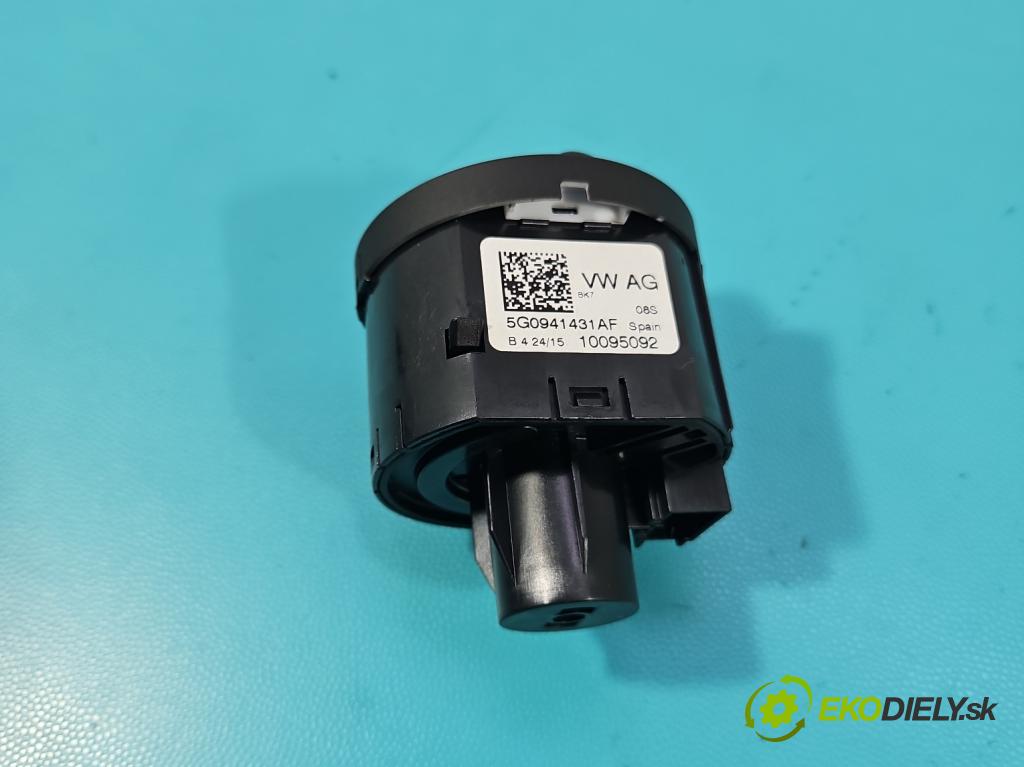 Seat Leon III 2012-2020 2.0 tdi 150 HP automatic 110 kW 1968 cm3 5- prepínač světla: na doska: 5G0941431AF