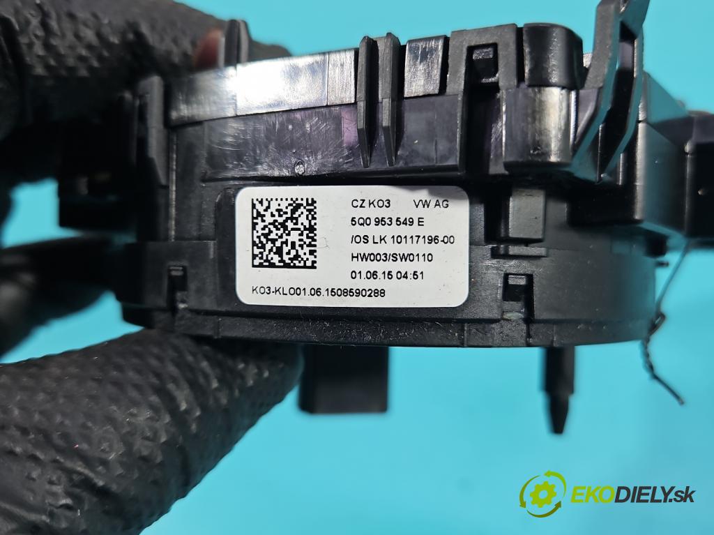 Seat Leon III 2012-2020 2.0 tdi 150 HP automatic 110 kW 1968 cm3 5- Páska: airbag 5Q0953549E (Airbag)