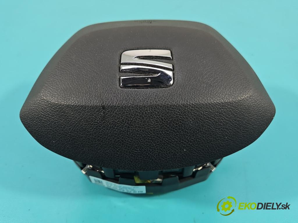 Seat Leon III 2012-2020 2.0 tdi 150 hp automatic 110 kW 1968 cm3 5- Polštář: vzduch: Řidič: 5F0880201H (Airbag)