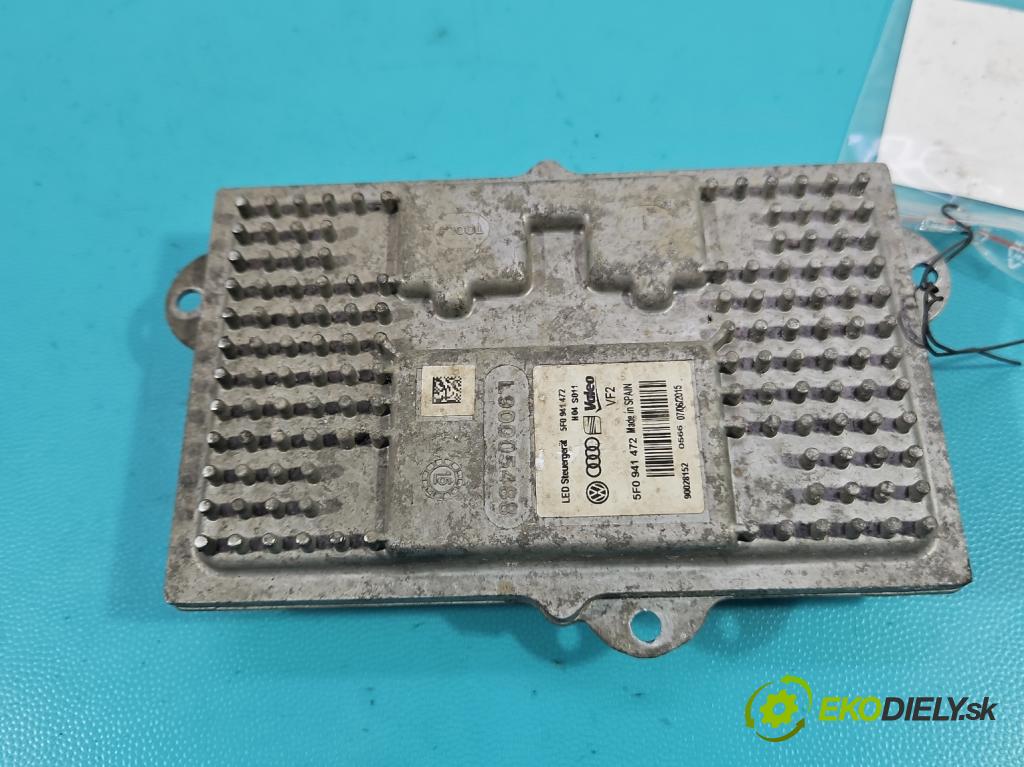 Seat Leon III 2012-2020 2.0 tdi 150 HP automatic 110 kW 1968 cm3 5- střídač: xenon 5F0941472 (Riadiaca jednotka xenónu)