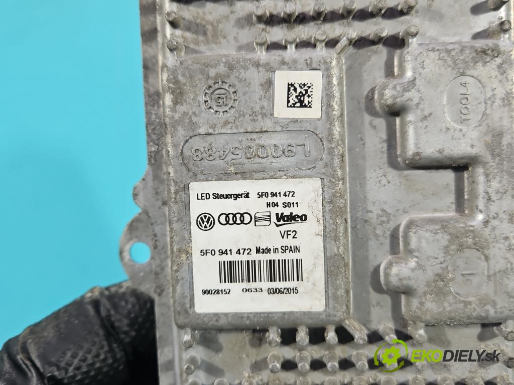 Seat Leon III 2012-2020 2.0 tdi 150 HP automatic 110 kW 1968 cm3 5- střídač: xenon 5F0941472 (Riadiaca jednotka xenónu)