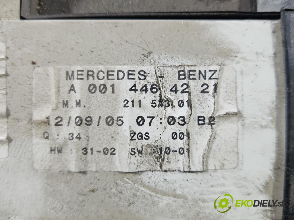 Mercedes Vito W638 1996-2003 2.0b 129 HP manual 95 kW 1998 cm3 3- prístrojovka/ budíky A0014464221 (Prístrojová doska)