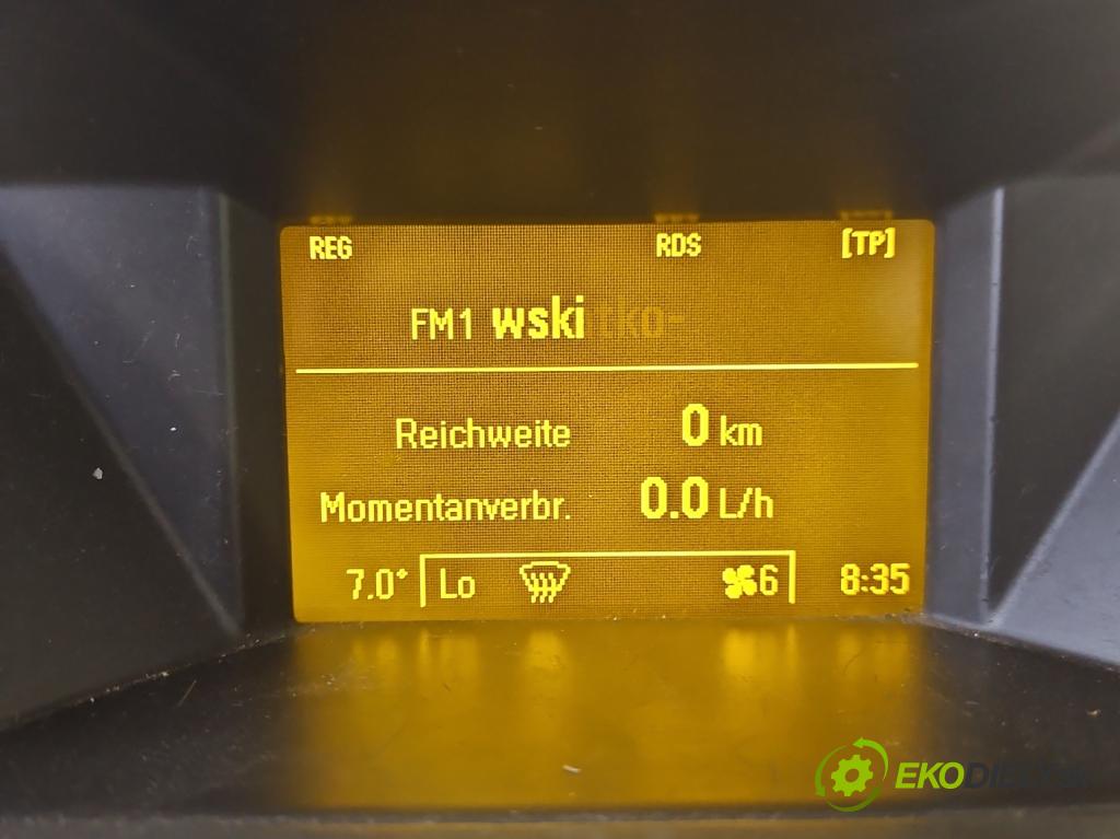 Opel Zafira B 2005-2014 1.9 cdti 101 HP manual 74 kW 1910 cm3 5- Zobrazit: 13178570 (Prístrojová doska)