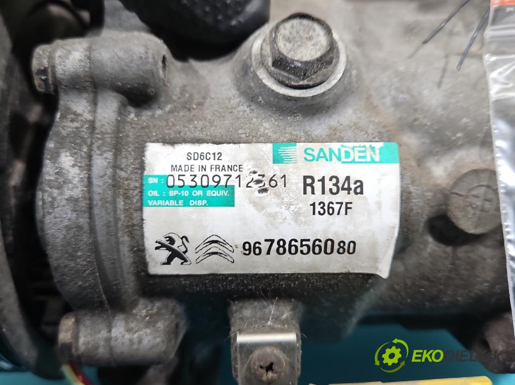 Citroen C3 Picasso 2008-2017 1.6 16v 120 hp manual 88 kW 1598 cm3 5- Kompresor: klíma 9678656080 (Kompresor klimatizace)