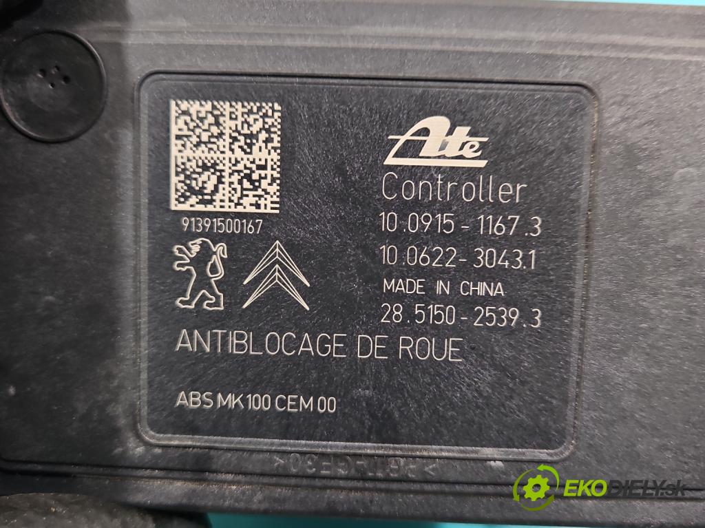 Citroen C3 Picasso 2008-2017 1.6 16v 120 HP manual 88 kW 1598 cm3 5- čerpadlo abs 9802460680 (Pumpa ABS)